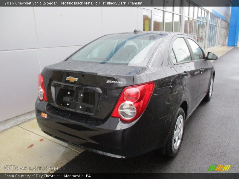 Mosaic Black Metallic / Jet Black/Dark Titanium 2016 Chevrolet Sonic LS Sedan