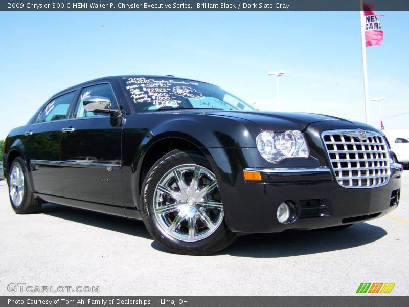 Brilliant Black / Dark Slate Gray 2009 Chrysler 300 C HEMI Walter P. Chrysler Executive Series
