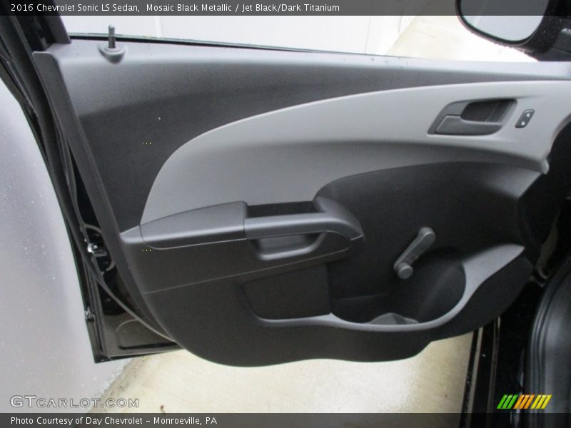 Mosaic Black Metallic / Jet Black/Dark Titanium 2016 Chevrolet Sonic LS Sedan