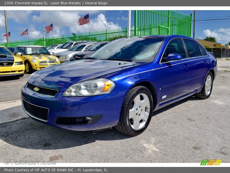 Laser Blue Metallic / Neutral Beige 2006 Chevrolet Impala SS