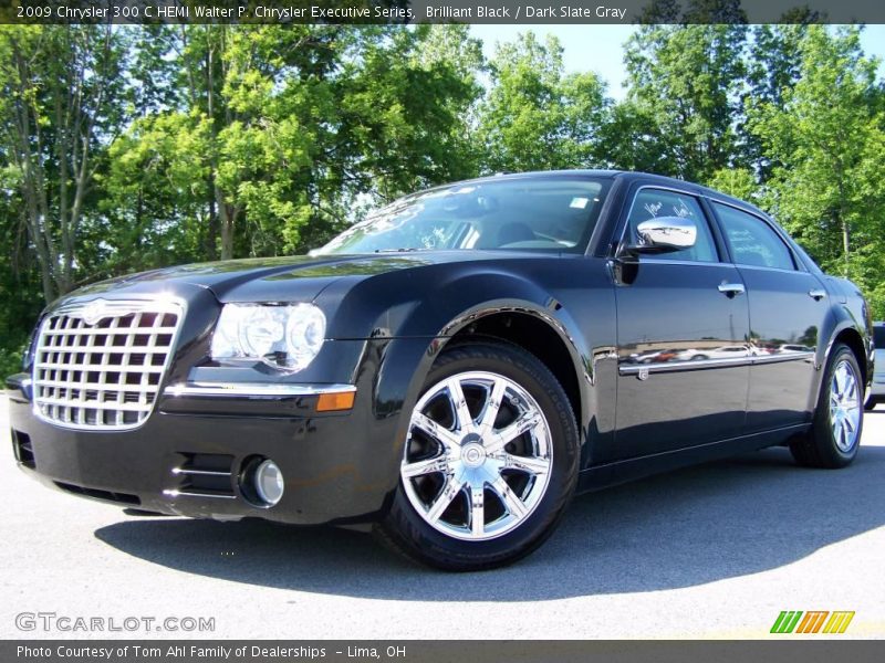 Brilliant Black / Dark Slate Gray 2009 Chrysler 300 C HEMI Walter P. Chrysler Executive Series