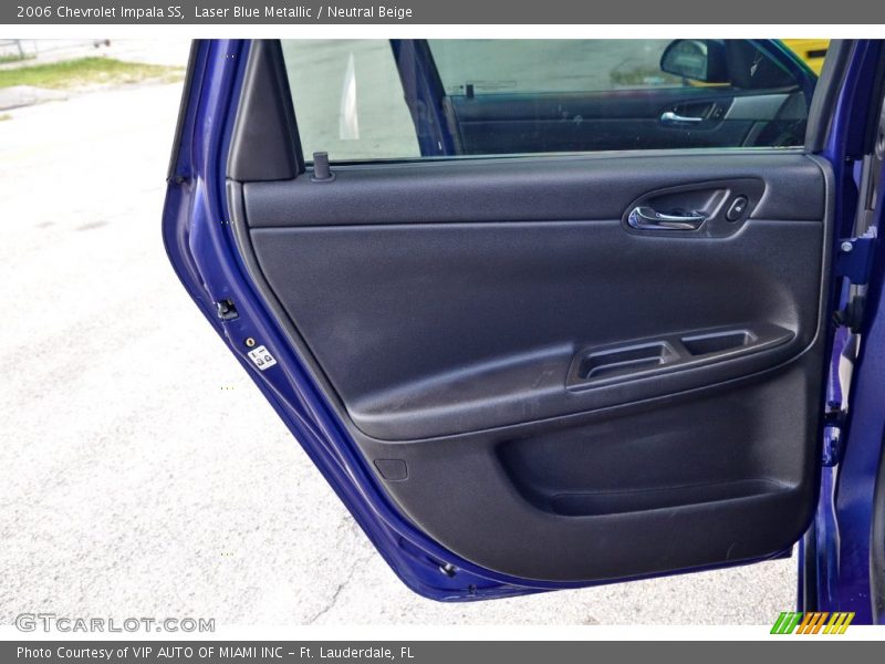 Laser Blue Metallic / Neutral Beige 2006 Chevrolet Impala SS