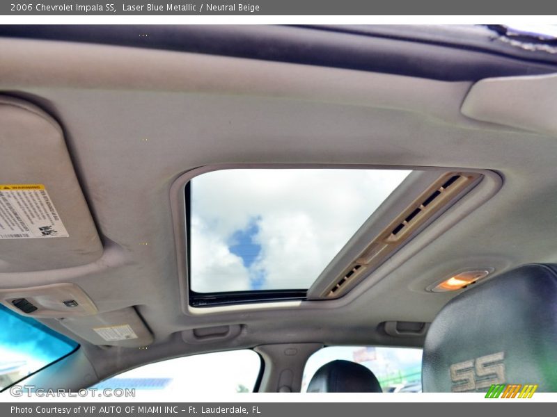 Laser Blue Metallic / Neutral Beige 2006 Chevrolet Impala SS