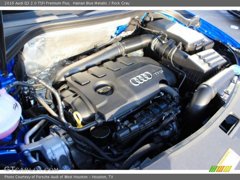 Hainan Blue Metallic / Rock Gray 2016 Audi Q3 2.0 TSFI Premium Plus