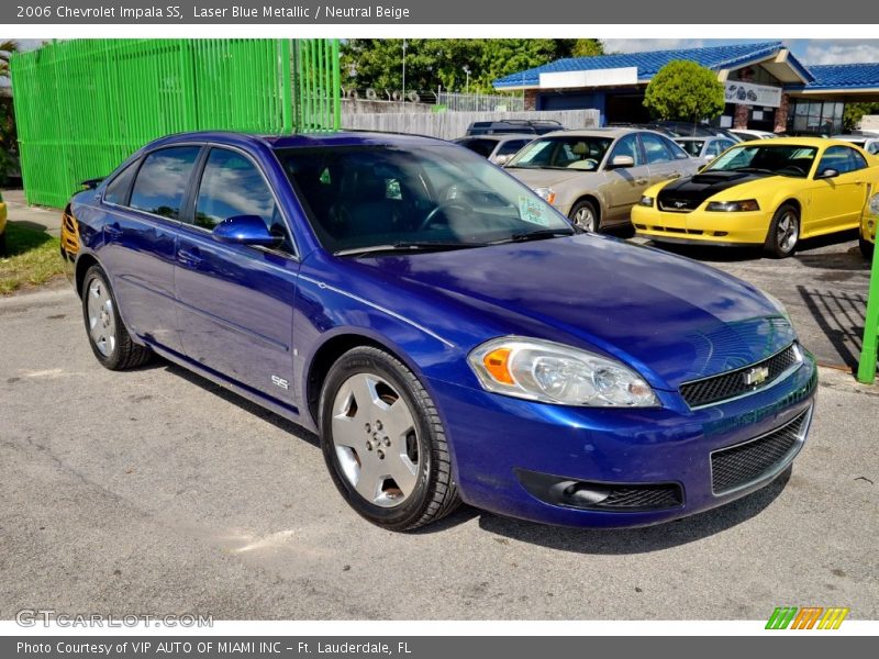 Laser Blue Metallic / Neutral Beige 2006 Chevrolet Impala SS