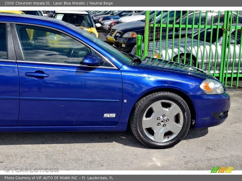 Laser Blue Metallic / Neutral Beige 2006 Chevrolet Impala SS
