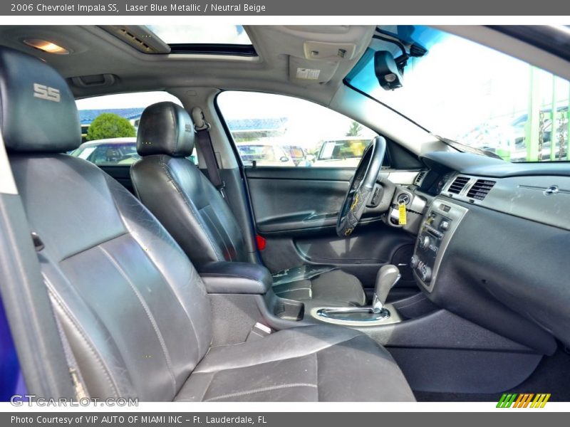 Laser Blue Metallic / Neutral Beige 2006 Chevrolet Impala SS