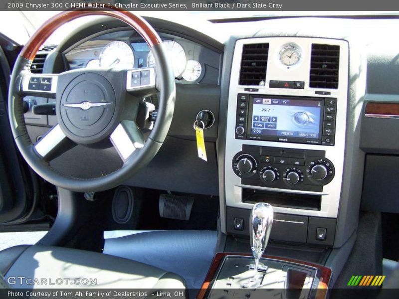 Brilliant Black / Dark Slate Gray 2009 Chrysler 300 C HEMI Walter P. Chrysler Executive Series