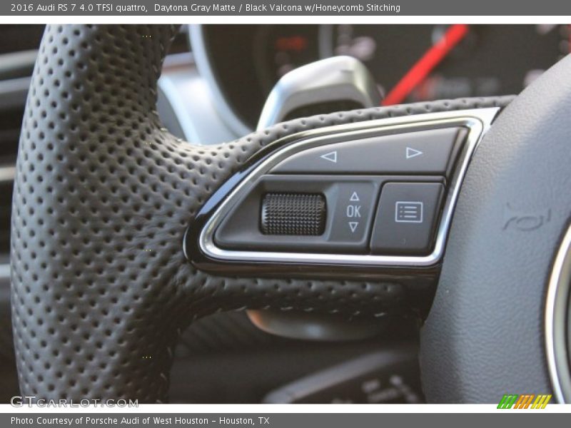 Controls of 2016 RS 7 4.0 TFSI quattro