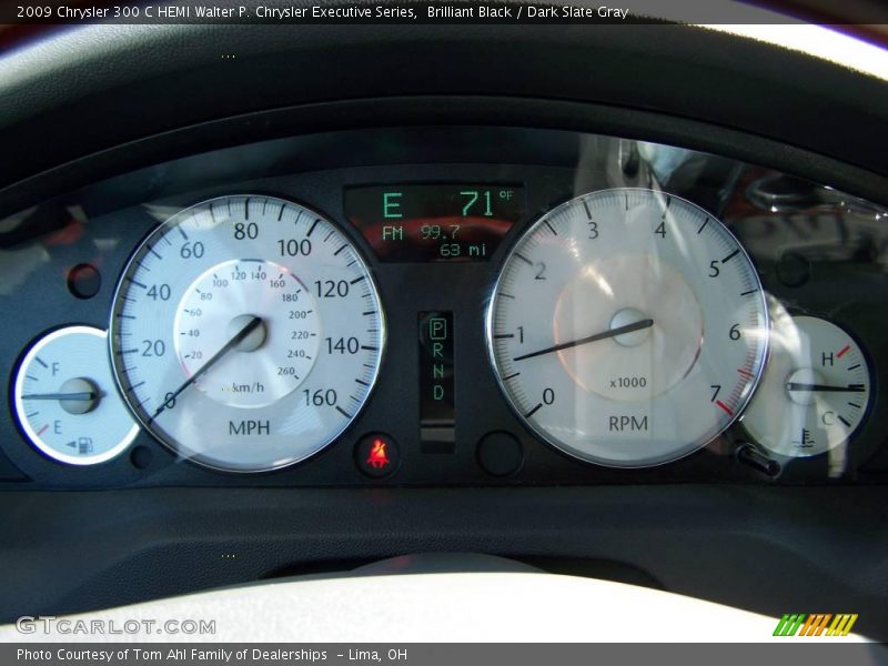 Brilliant Black / Dark Slate Gray 2009 Chrysler 300 C HEMI Walter P. Chrysler Executive Series