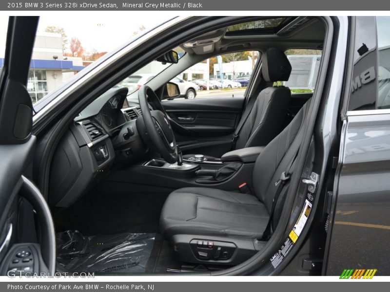 Mineral Grey Metallic / Black 2015 BMW 3 Series 328i xDrive Sedan