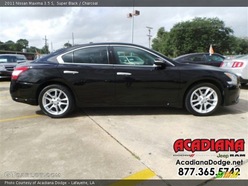 Super Black / Charcoal 2011 Nissan Maxima 3.5 S