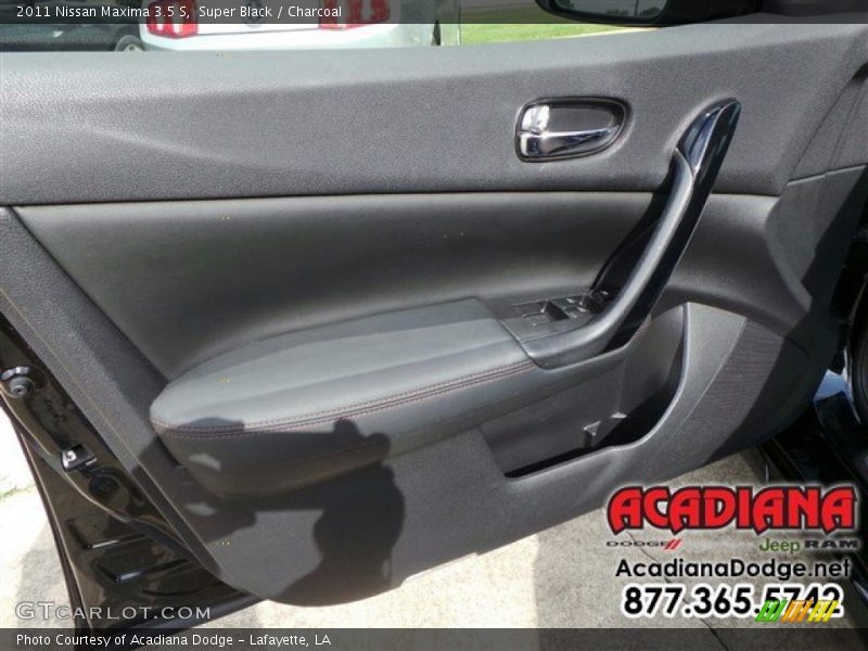 Super Black / Charcoal 2011 Nissan Maxima 3.5 S