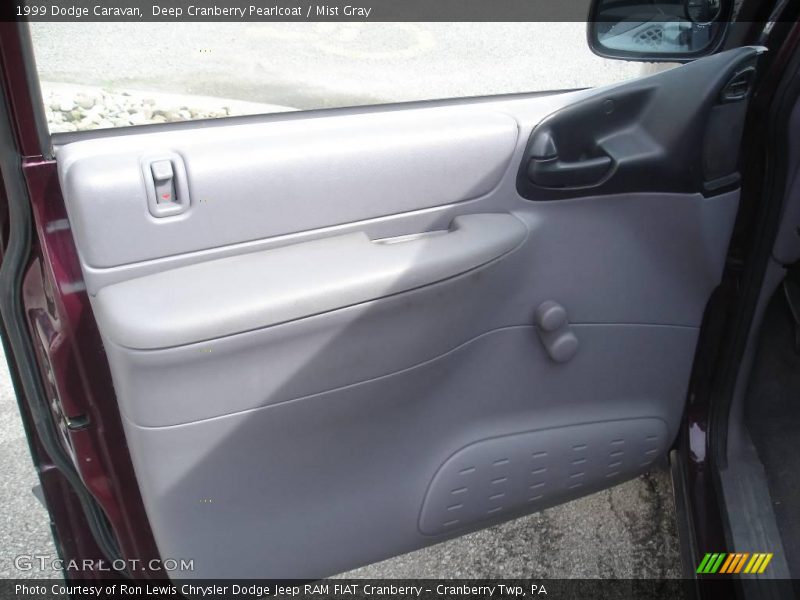 Deep Cranberry Pearlcoat / Mist Gray 1999 Dodge Caravan