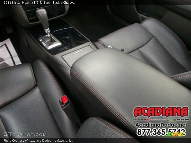 Super Black / Charcoal 2011 Nissan Maxima 3.5 S