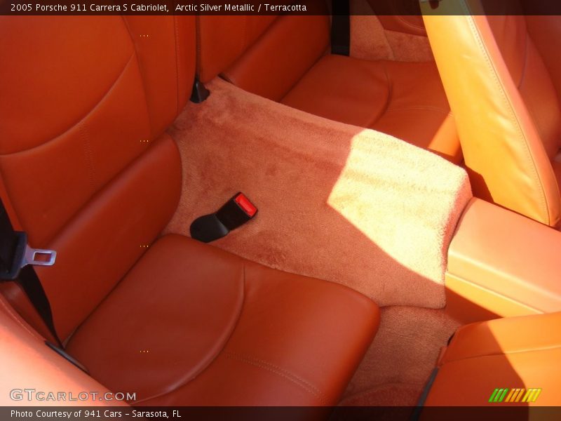 Arctic Silver Metallic / Terracotta 2005 Porsche 911 Carrera S Cabriolet