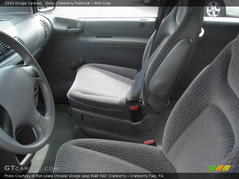 Deep Cranberry Pearlcoat / Mist Gray 1999 Dodge Caravan