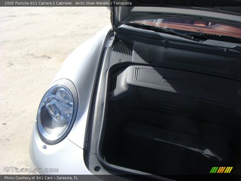 Arctic Silver Metallic / Terracotta 2005 Porsche 911 Carrera S Cabriolet