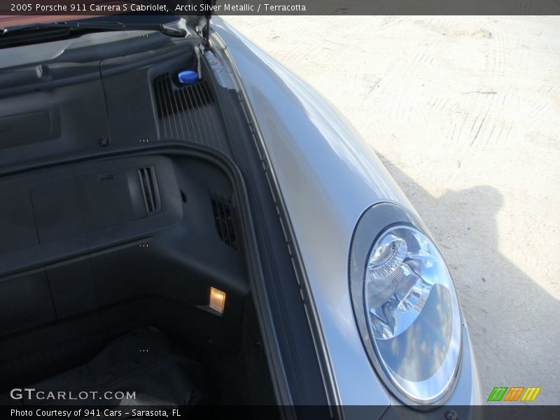 Arctic Silver Metallic / Terracotta 2005 Porsche 911 Carrera S Cabriolet