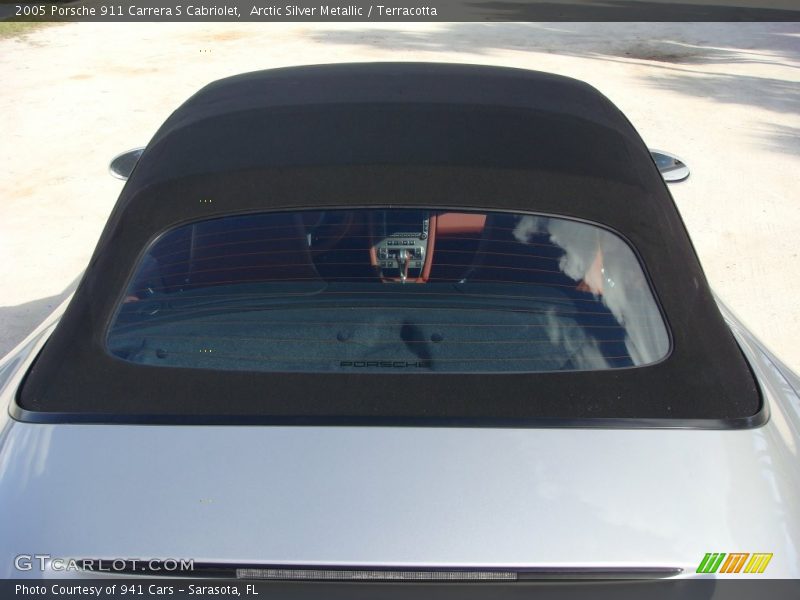 Arctic Silver Metallic / Terracotta 2005 Porsche 911 Carrera S Cabriolet
