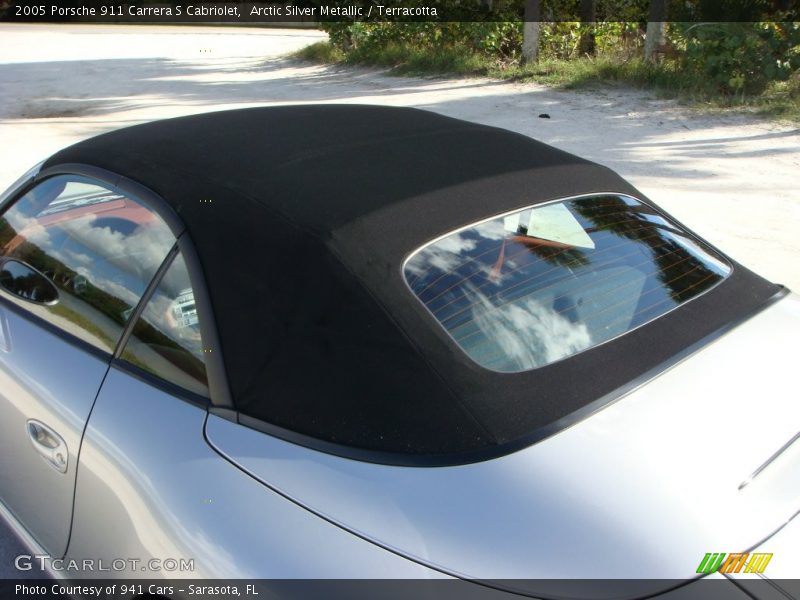 Arctic Silver Metallic / Terracotta 2005 Porsche 911 Carrera S Cabriolet