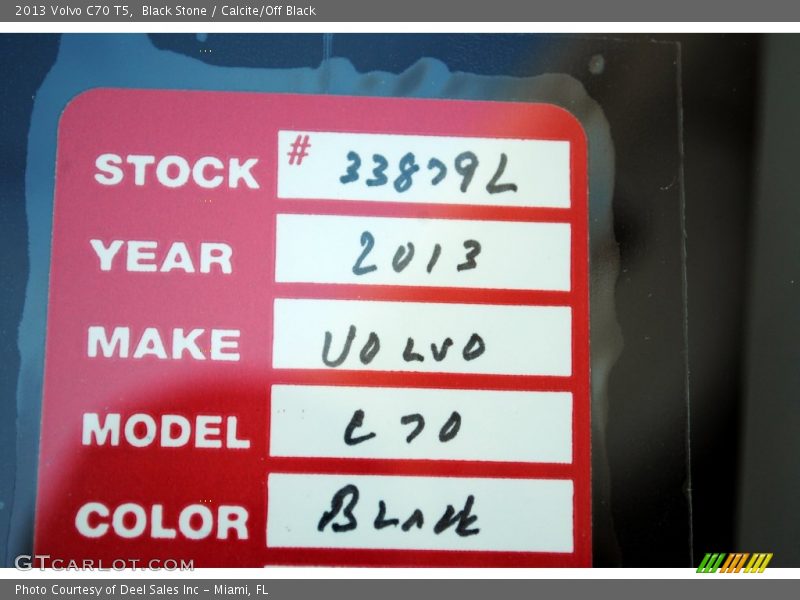 Black Stone / Calcite/Off Black 2013 Volvo C70 T5