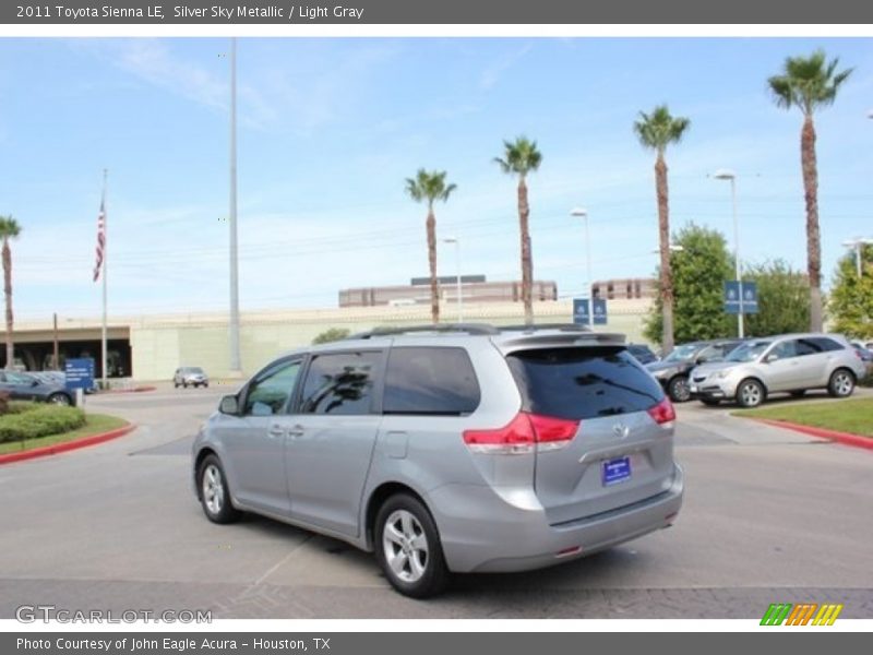 Silver Sky Metallic / Light Gray 2011 Toyota Sienna LE