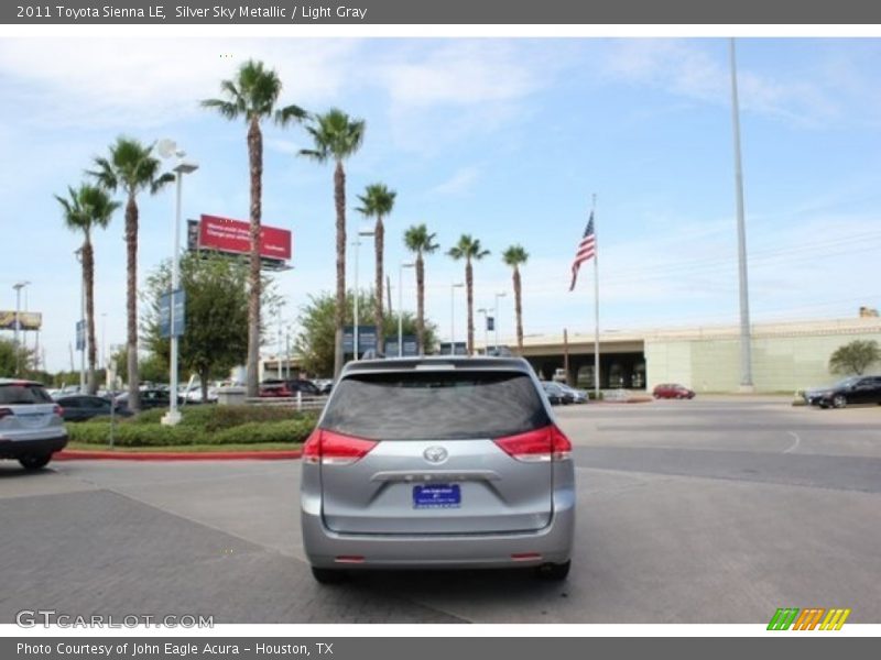 Silver Sky Metallic / Light Gray 2011 Toyota Sienna LE