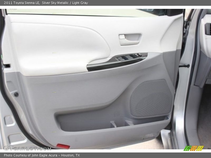 Silver Sky Metallic / Light Gray 2011 Toyota Sienna LE