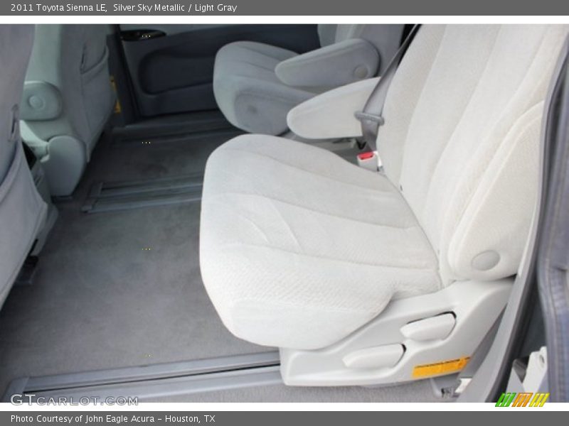 Silver Sky Metallic / Light Gray 2011 Toyota Sienna LE