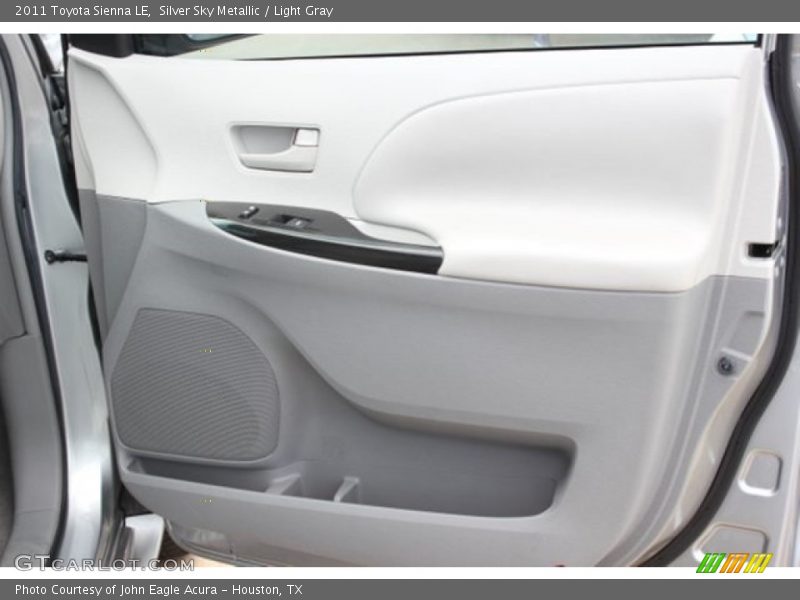 Silver Sky Metallic / Light Gray 2011 Toyota Sienna LE