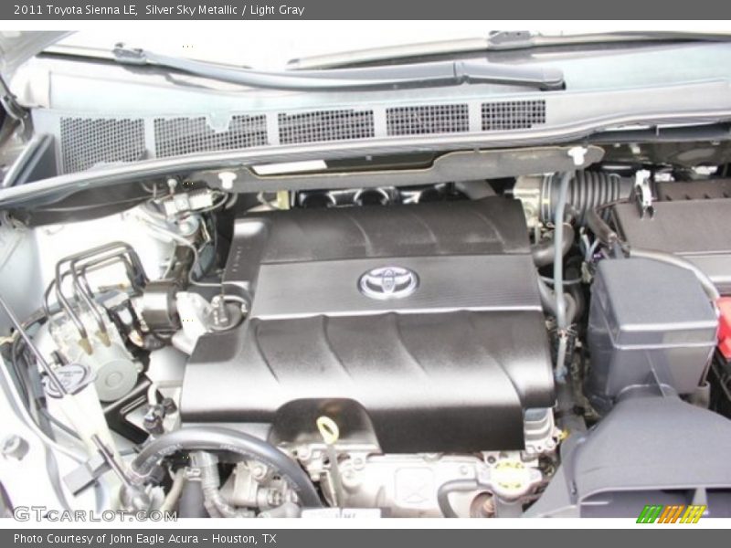 Silver Sky Metallic / Light Gray 2011 Toyota Sienna LE