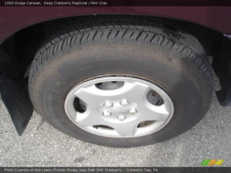 Deep Cranberry Pearlcoat / Mist Gray 1999 Dodge Caravan