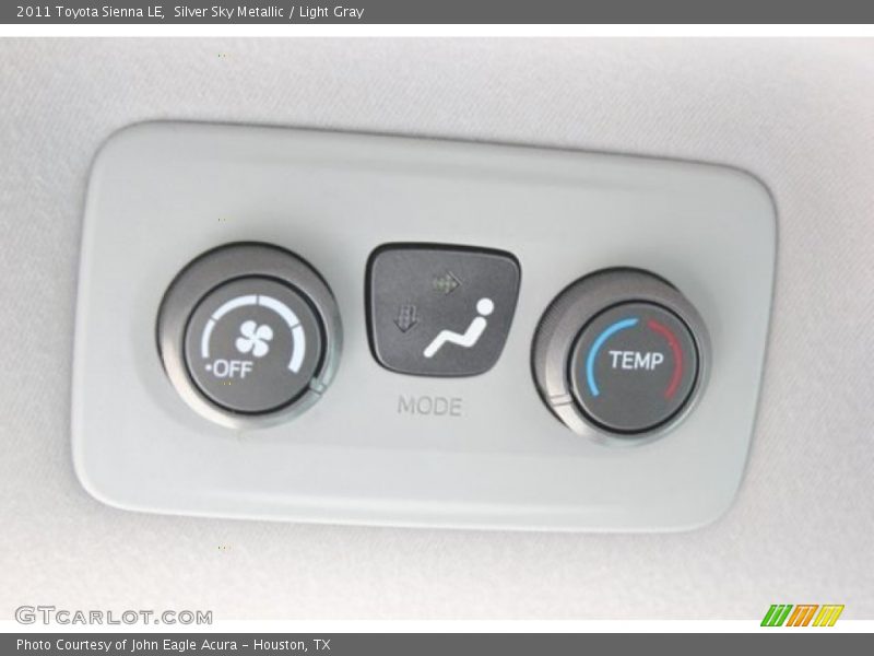 Silver Sky Metallic / Light Gray 2011 Toyota Sienna LE