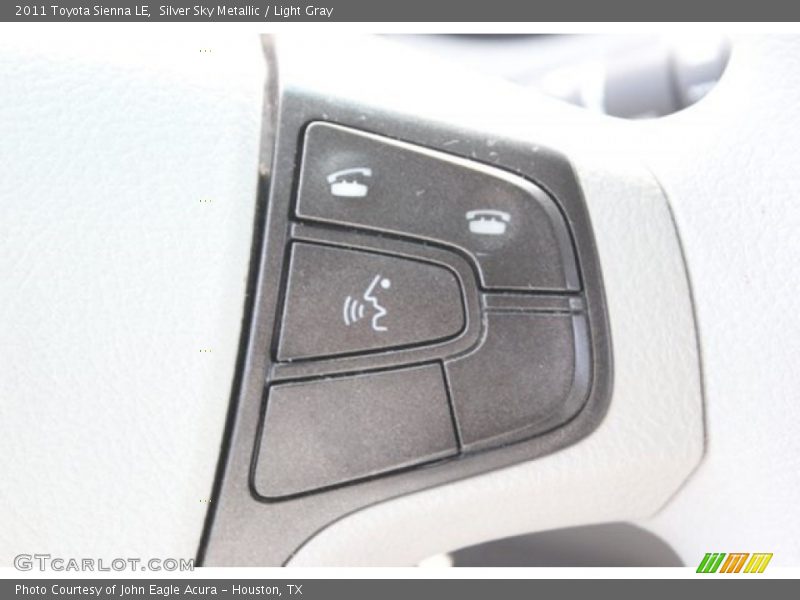 Silver Sky Metallic / Light Gray 2011 Toyota Sienna LE