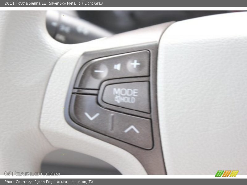 Silver Sky Metallic / Light Gray 2011 Toyota Sienna LE