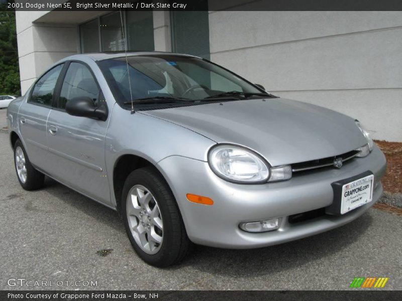 Bright Silver Metallic / Dark Slate Gray 2001 Dodge Neon SE