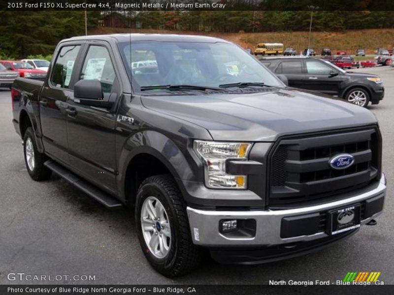 Magnetic Metallic / Medium Earth Gray 2015 Ford F150 XL SuperCrew 4x4