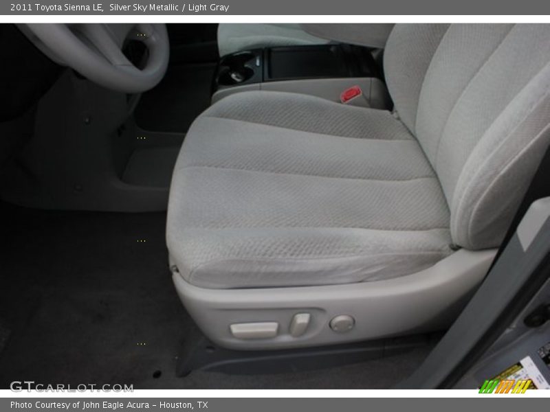 Silver Sky Metallic / Light Gray 2011 Toyota Sienna LE