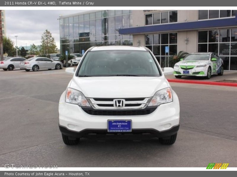 Taffeta White / Gray 2011 Honda CR-V EX-L 4WD