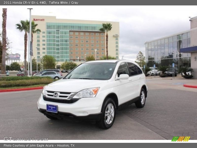 Taffeta White / Gray 2011 Honda CR-V EX-L 4WD