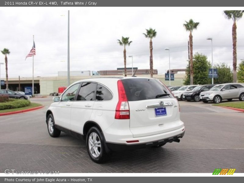 Taffeta White / Gray 2011 Honda CR-V EX-L 4WD