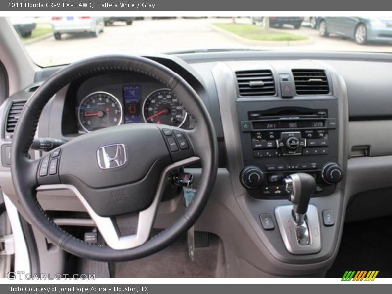 Taffeta White / Gray 2011 Honda CR-V EX-L 4WD