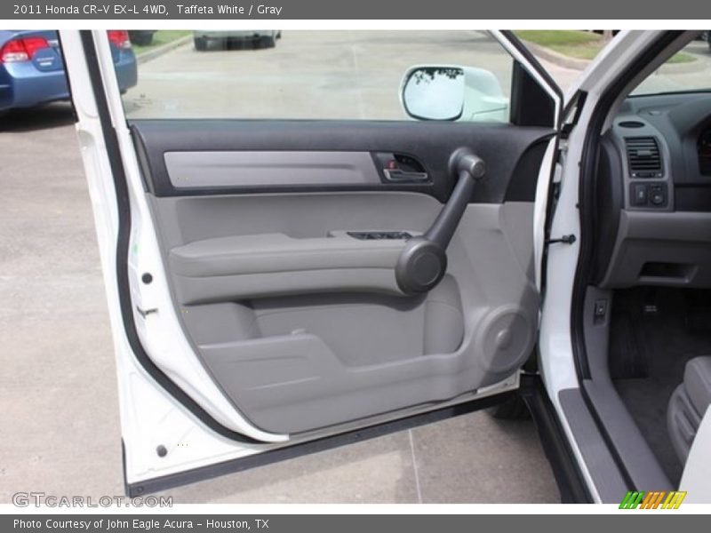 Taffeta White / Gray 2011 Honda CR-V EX-L 4WD