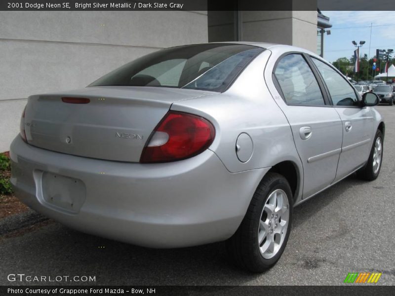 Bright Silver Metallic / Dark Slate Gray 2001 Dodge Neon SE