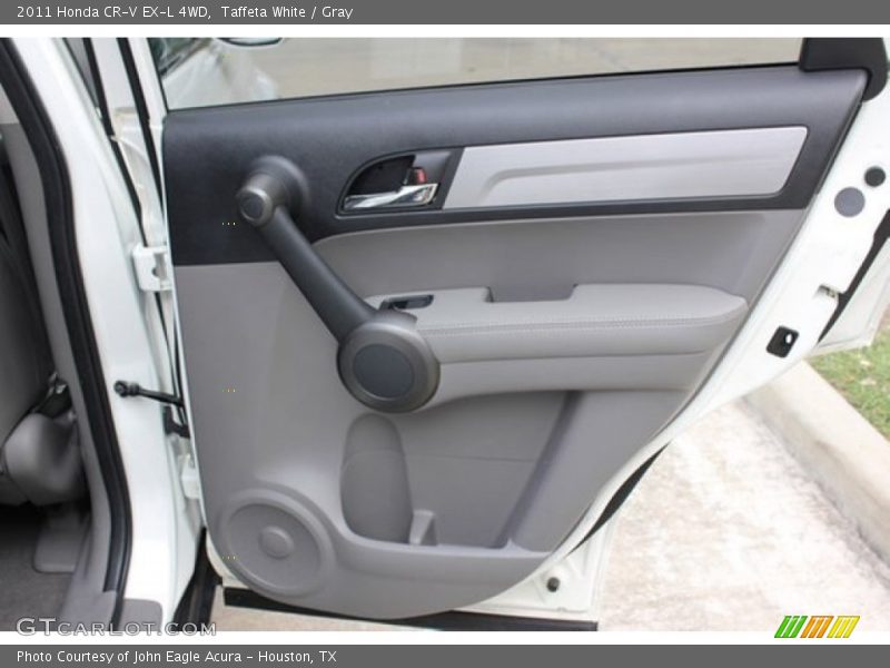 Taffeta White / Gray 2011 Honda CR-V EX-L 4WD