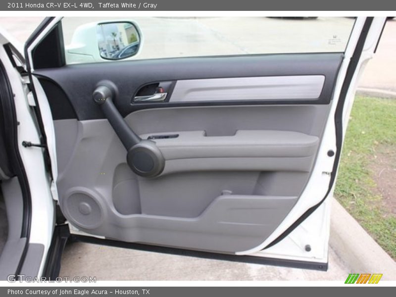 Taffeta White / Gray 2011 Honda CR-V EX-L 4WD