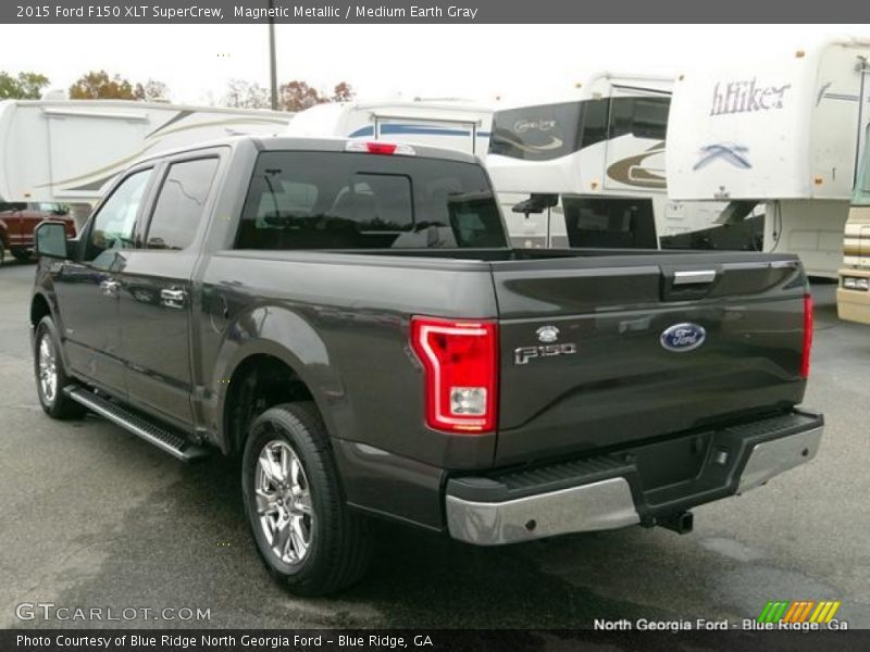Magnetic Metallic / Medium Earth Gray 2015 Ford F150 XLT SuperCrew