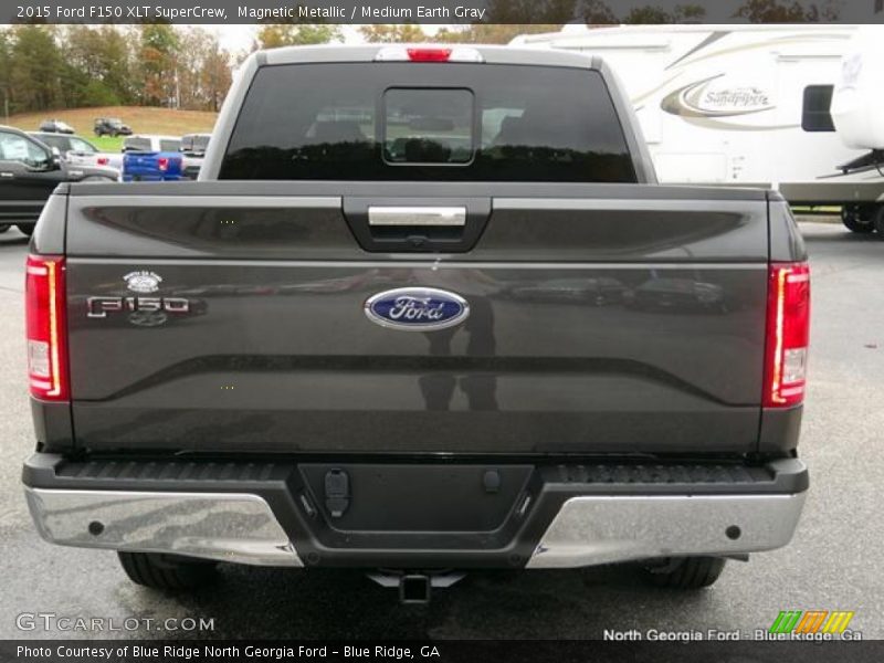 Magnetic Metallic / Medium Earth Gray 2015 Ford F150 XLT SuperCrew