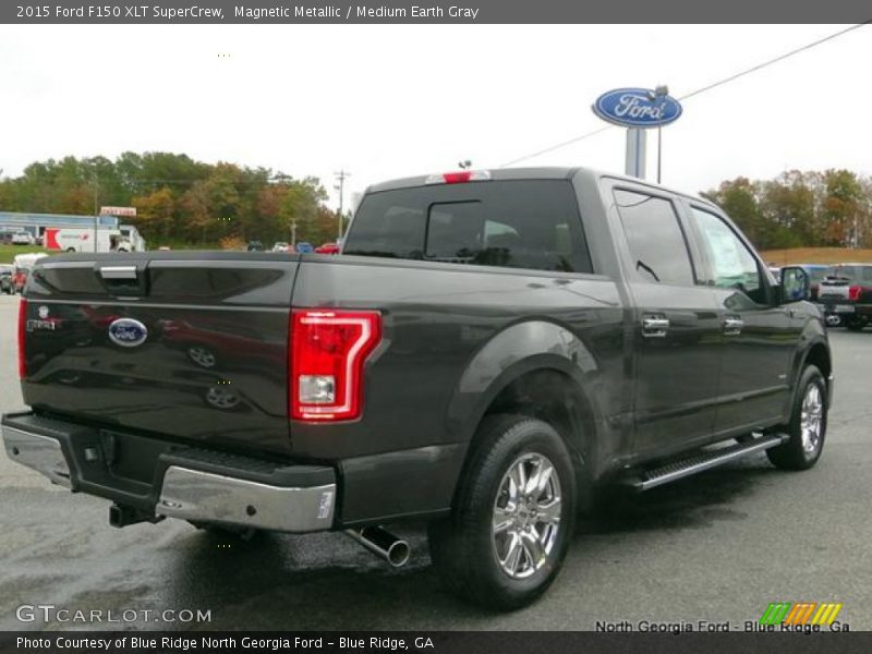 Magnetic Metallic / Medium Earth Gray 2015 Ford F150 XLT SuperCrew